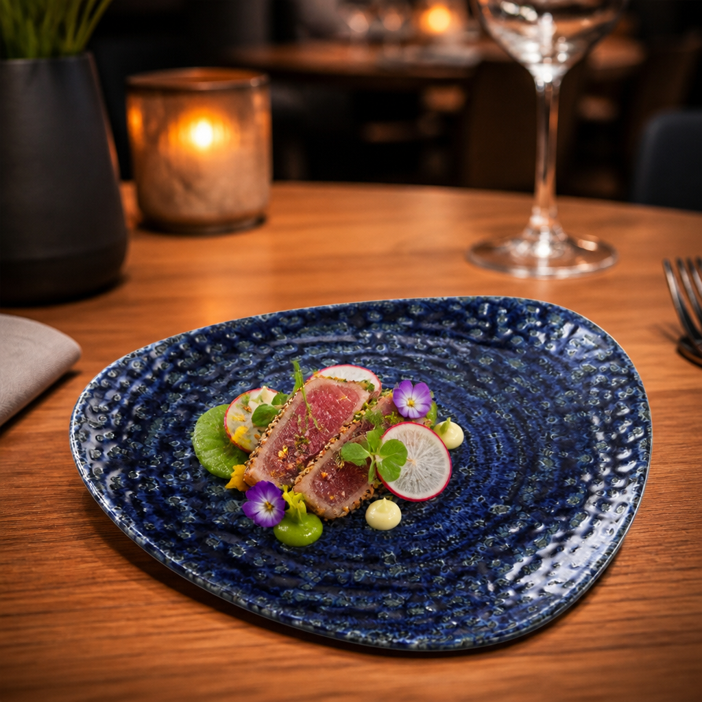Twilight Plates 178mm Vitrified Ceramic for Stylish Dining (Pack of 12)