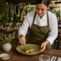 Harvest Coupe Bowls in Earthy Green for Farm-to-Table Dining
