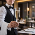 Clear Glass Saxon Champagne Flutes 160ml for Celebrations (Pack of 48)