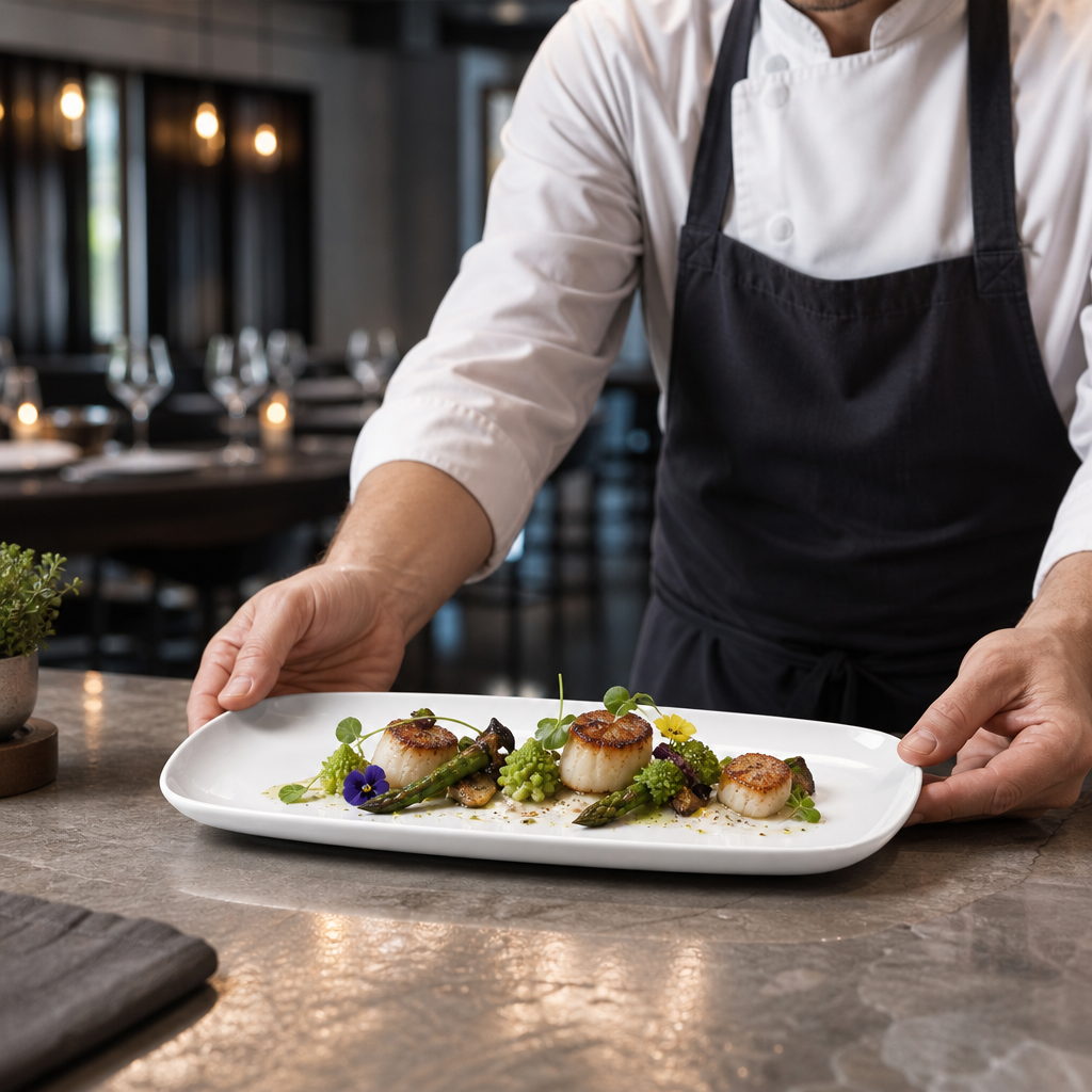 Trays 240mm Ceramic for Food Presentation (Pack of 12)