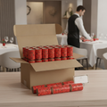 Recycled Board Christmas Crackers 9in for Festive Celebrations (Pack of 100)