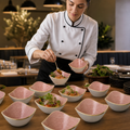 Triangle Bowls 9oz Vitrified Ceramic for Unique Dining (Pack of 12)