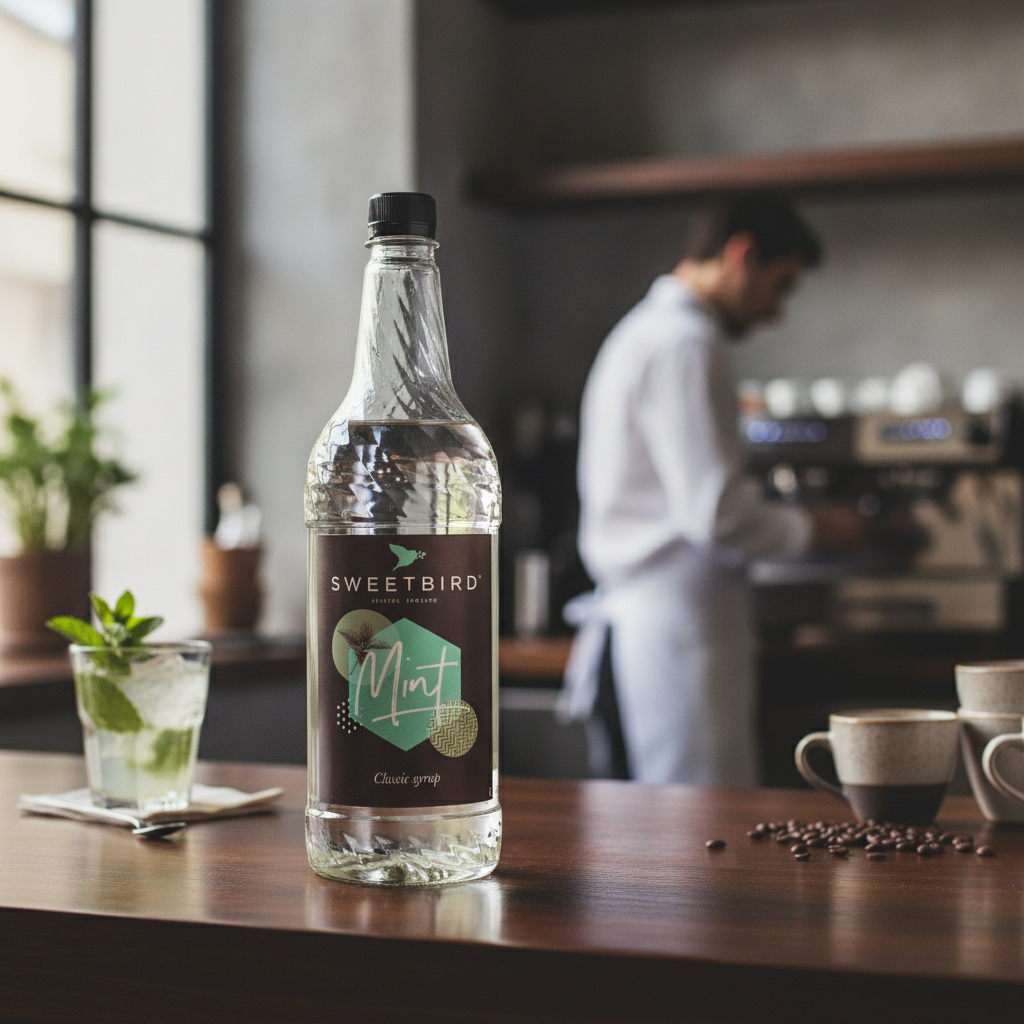 Mint Flavoured Syrup 1L for Beverages & Desserts