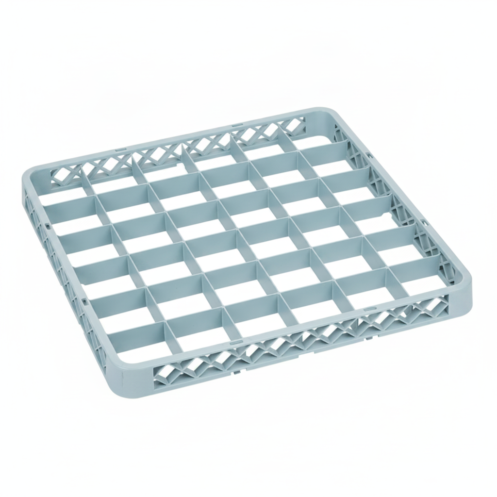 Glass Rack Extender for 36 Compartments for Professional Cleaning