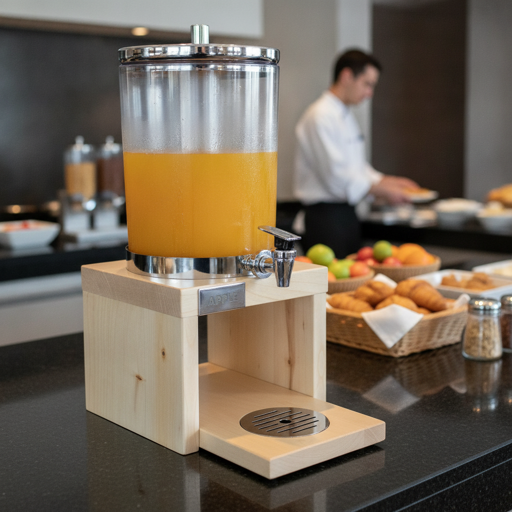 Plastic Juice Dispenser 6L for Breakfast Buffets
