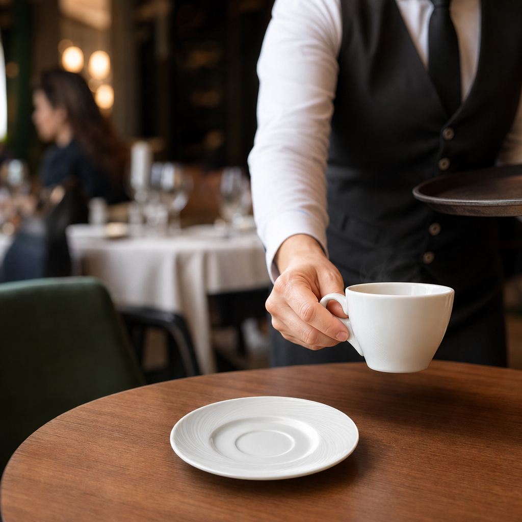 Saucers 117mm Porcelain for Fine Dining (Pack of 36)