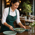 Coupe Bowls 215mm Teal Ceramic for Casual Dining (Pack of 12)