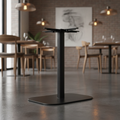 Black Cast Iron Table Base 720mm for Cafés & Restaurants