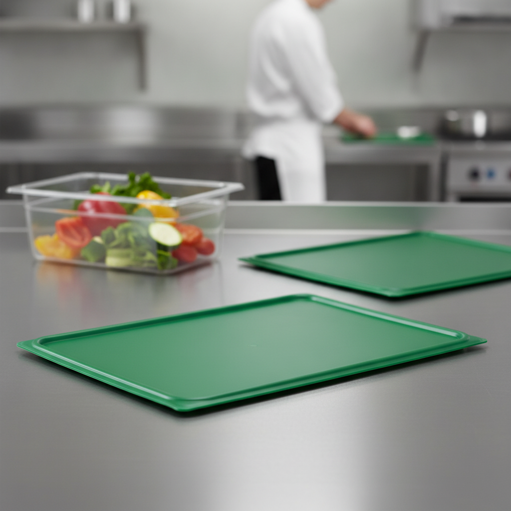 Polypropylene Green Seal Lid for Food Storage (1/1 GN)