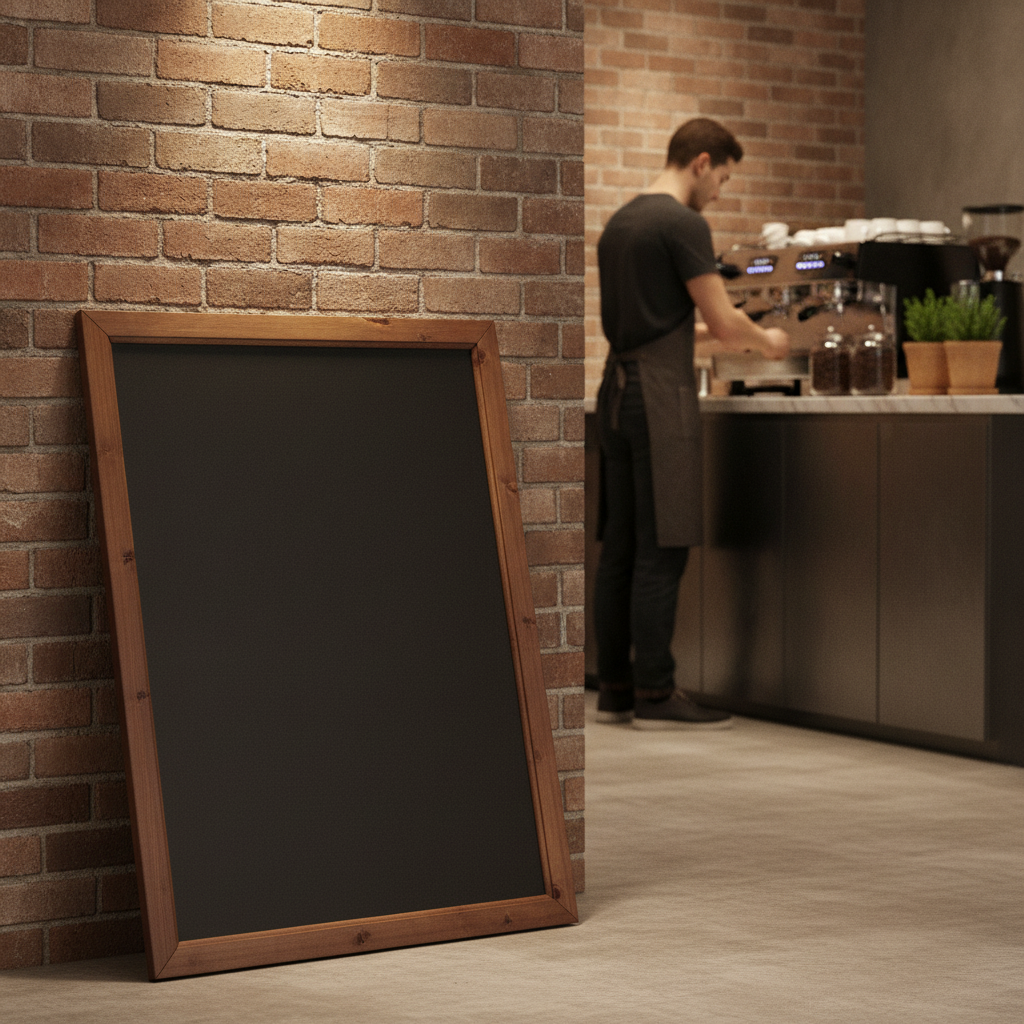 Wooden Framed Blackboard 636x486mm for Restaurants & Pubs
