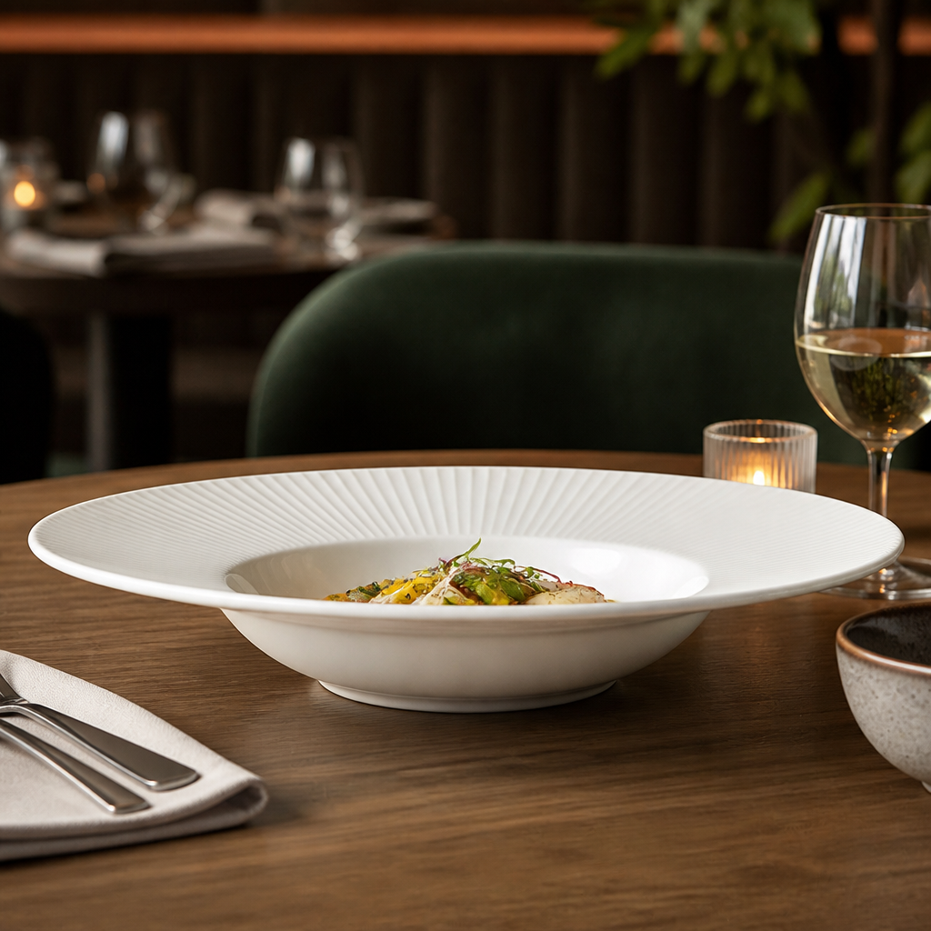 Willow Deep Rimmed Bowls 315mm for Elegant Dining - Pack of 6