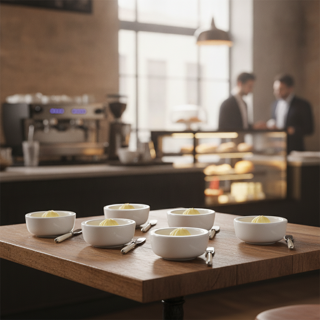 Porcelain Butter Dishes 65mm for Restaurants & Cafés (Pack of 6)