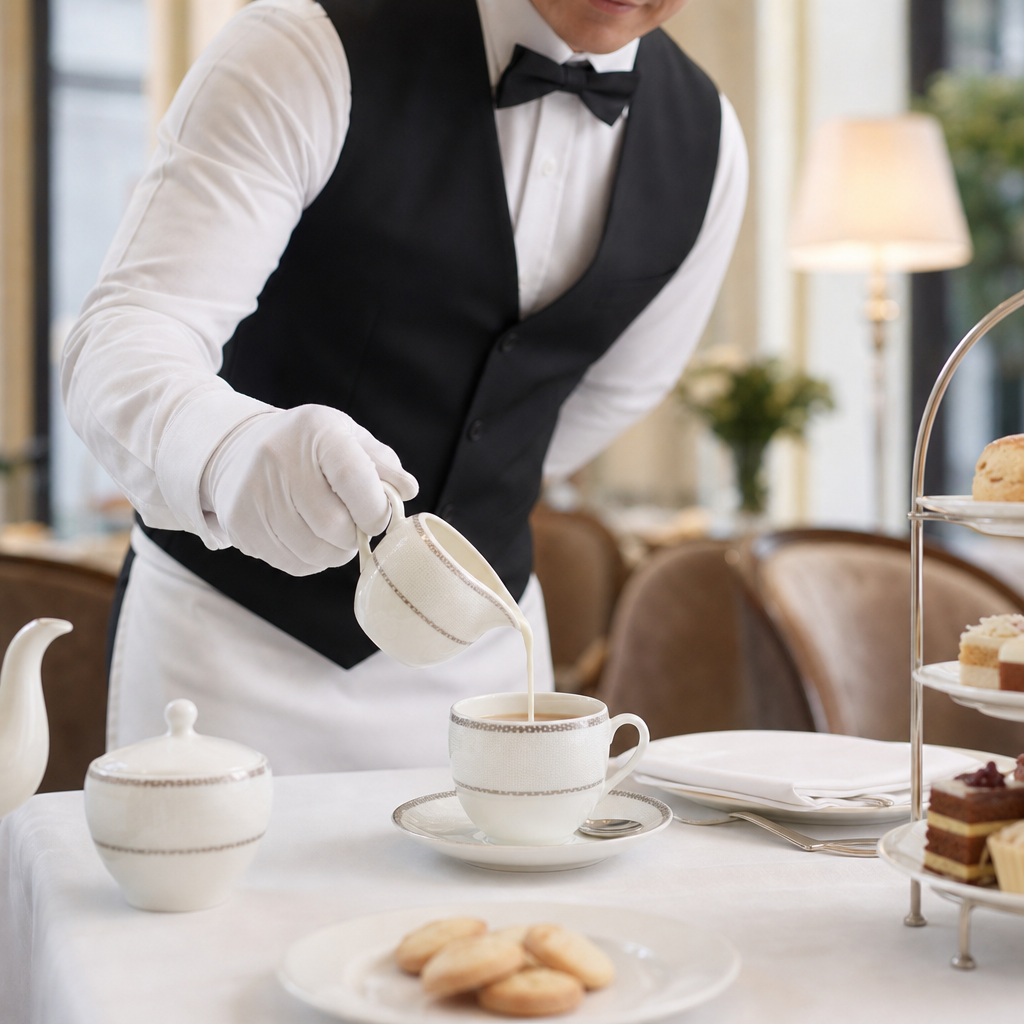 Bone China Afternoon Tea Milk Jug 60ml for Hotel Service (Pack of 6)