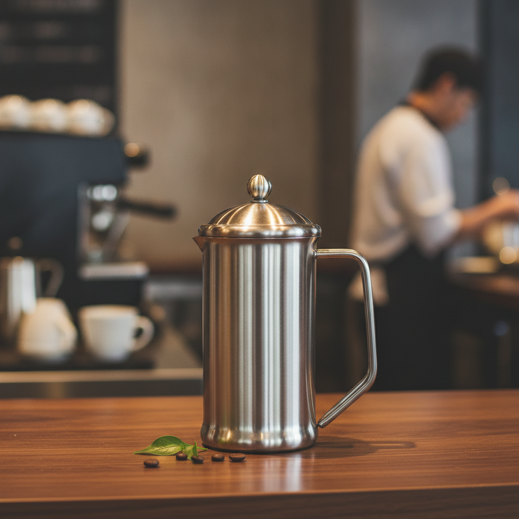 Stainless Steel Cafetiere 400ml for Home & Office