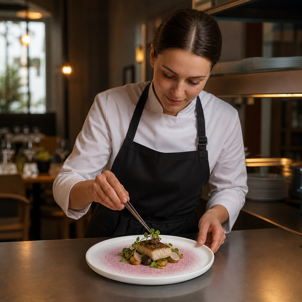 Walled Plates 210mm Porcelain for Professional Catering (Pack of 6)
