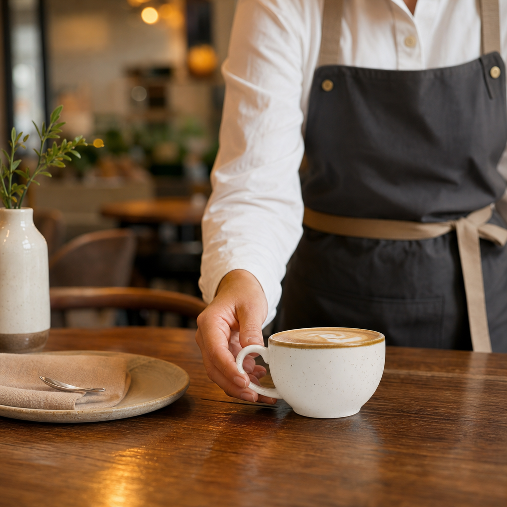 Barley White Cappuccino Cups 170ml Super Vitrified Ceramic for Tabletop Use (Pack of 12)