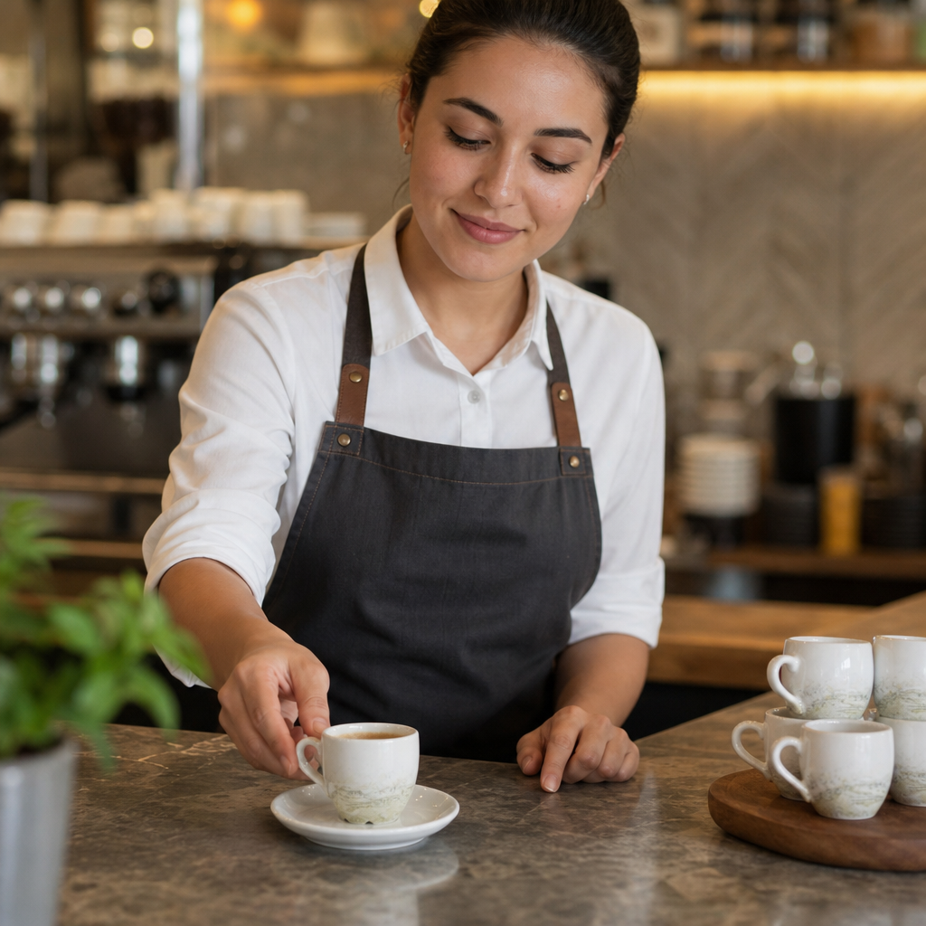 Super Vitrified Espresso Cups 103ml for Cafés & Restaurants (Pack of 12)