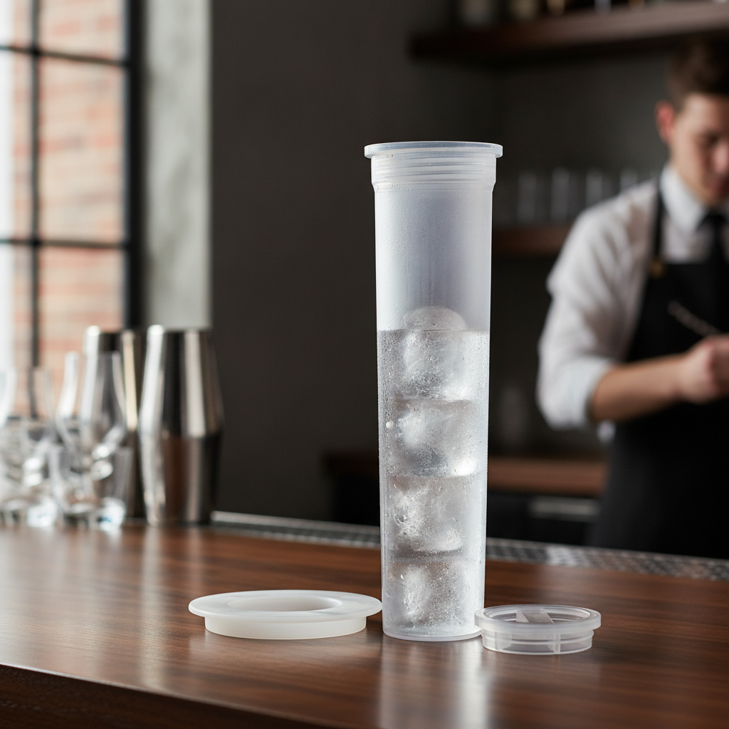 Polypropylene Ice Cube Cooling Tube 110mm for Refreshing Beverages