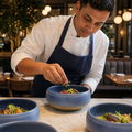 Oslo Blue Super Vitrified Ceramic Bowls 1.136L for Stylish Dining