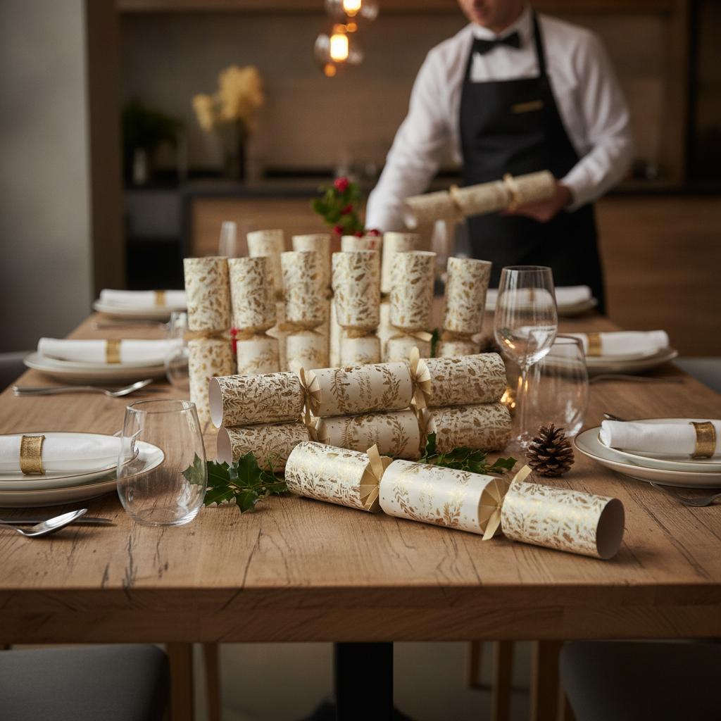 Premium Christmas Crackers 12in for Festive Gatherings (Pack of 50)