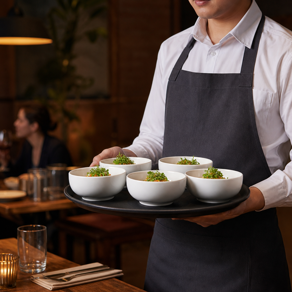 Ceramic Taste Bowls 135 x 58mm for Casual Dining - Pack of 12