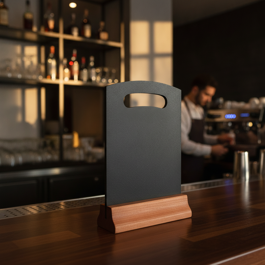 Wooden Double-Sided Board for Bars & Restaurants