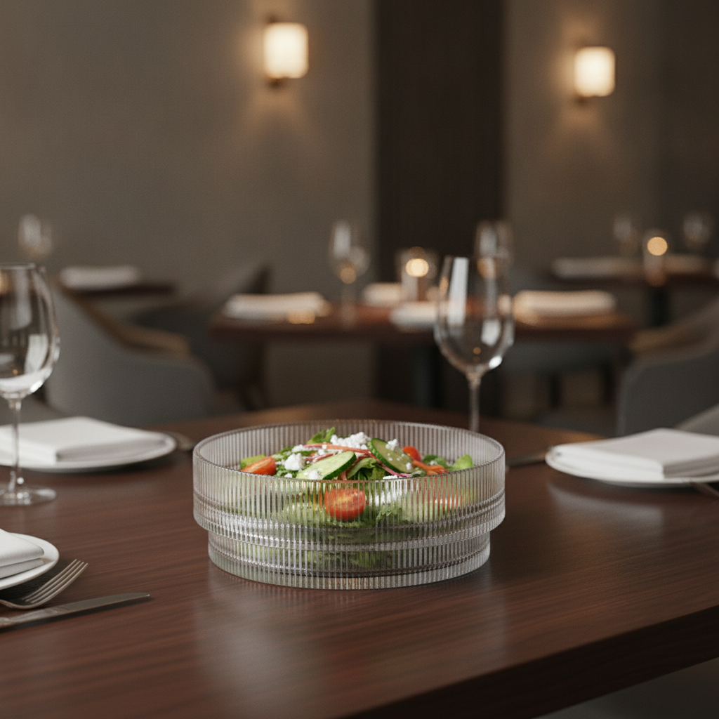 Glass Serving Bowl 450ml for Everyday Dining (Pack of 6)