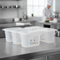 Polypropylene Food Storage Container 1/9 GN 100mm for Professional Kitchens