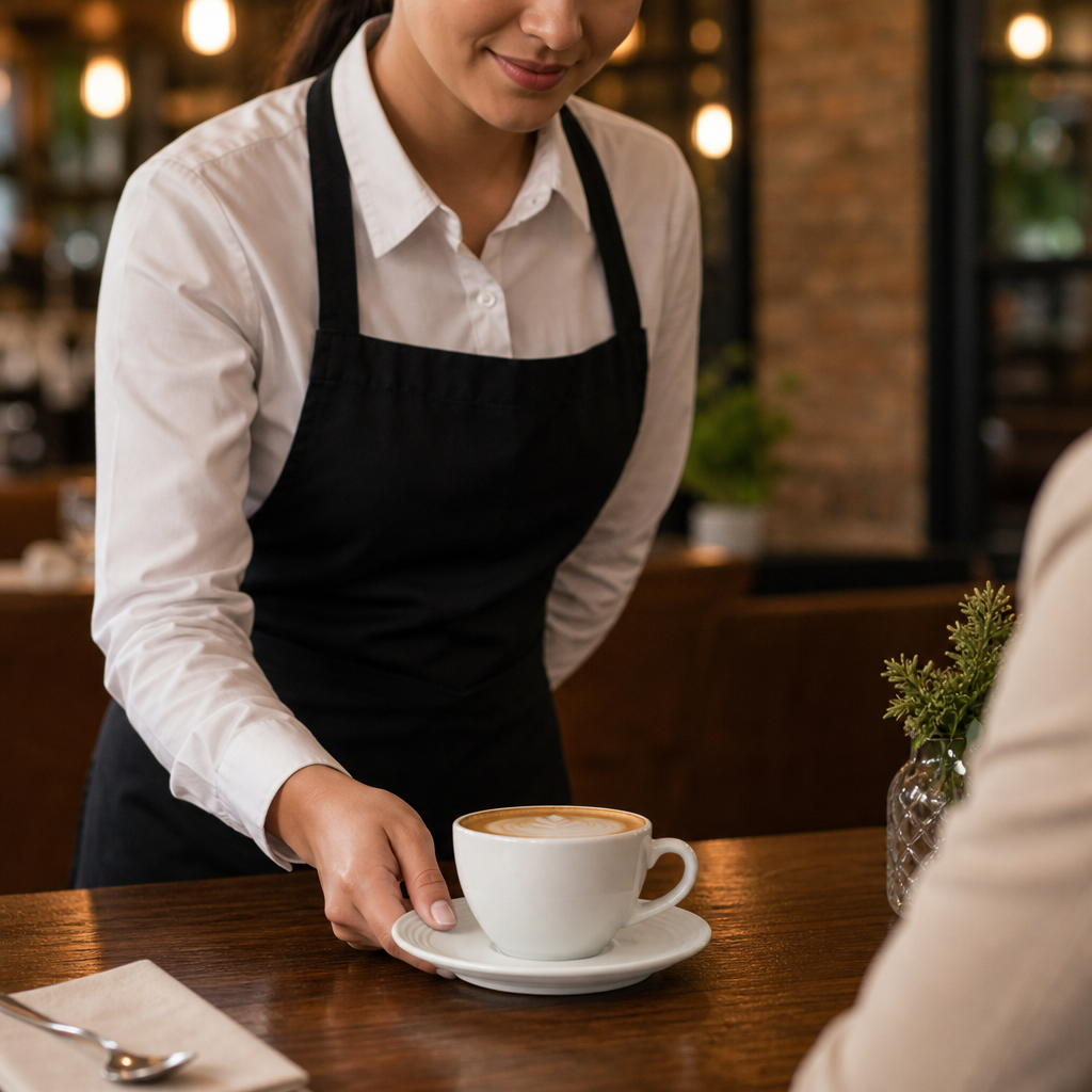 Finest Vitrified Cappuccino Saucers 159mm White Ceramic for Professional Use (Pack of 12)
