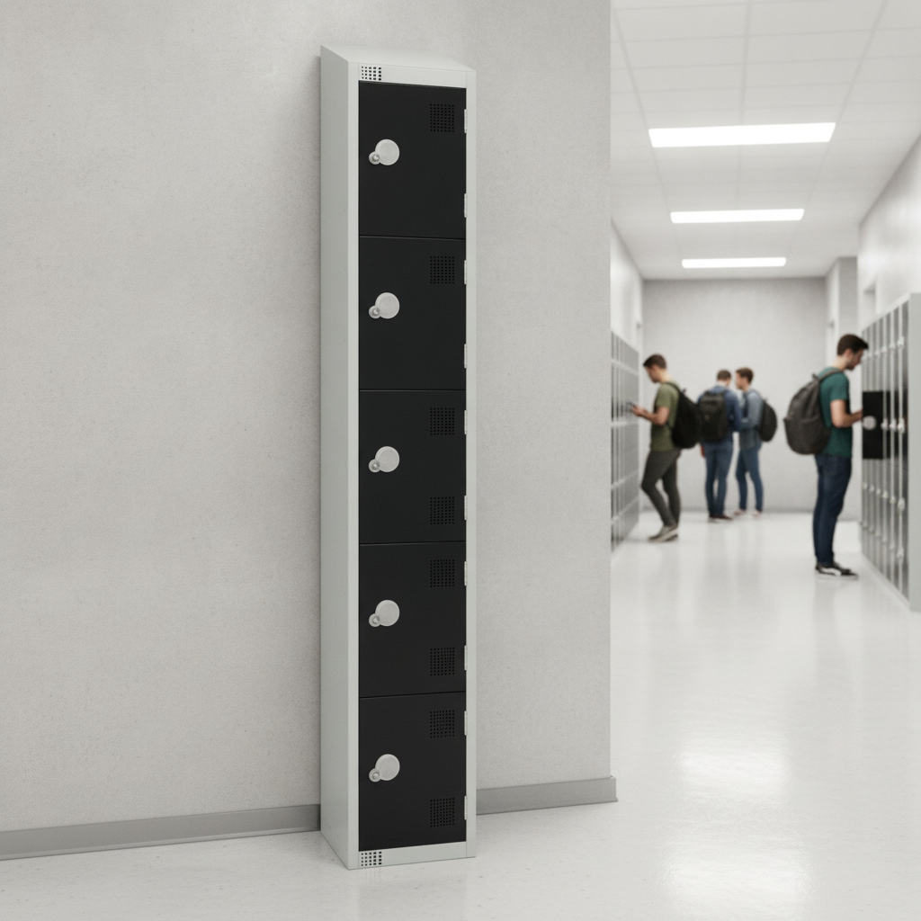 Powder Coated Steel Lockers 450mm Deep for Public Institutions