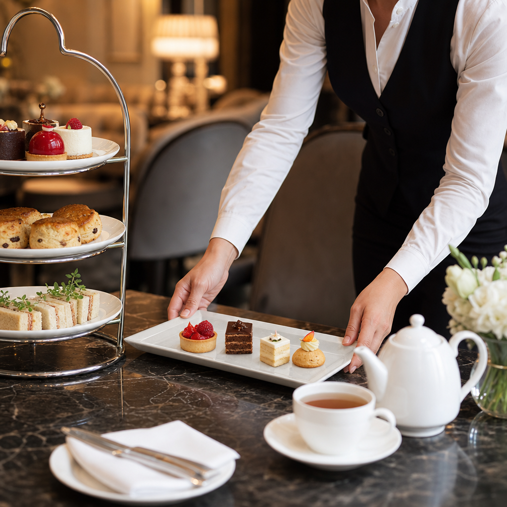 Crushed Velvet Rectangle Trays 320x160mm Bone China for Afternoon Tea (Pack of 6)