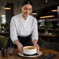 Stackable Porcelain Soup Bowls 398ml for Restaurants & Cafés