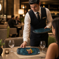 Oblong Plates 269mm Vitrified Ceramic for Dining Tables (Pack of 12)