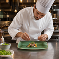 Oblong Chefs Plates 300mm Vitrified Ceramic for Creative Plating (Pack of 6)
