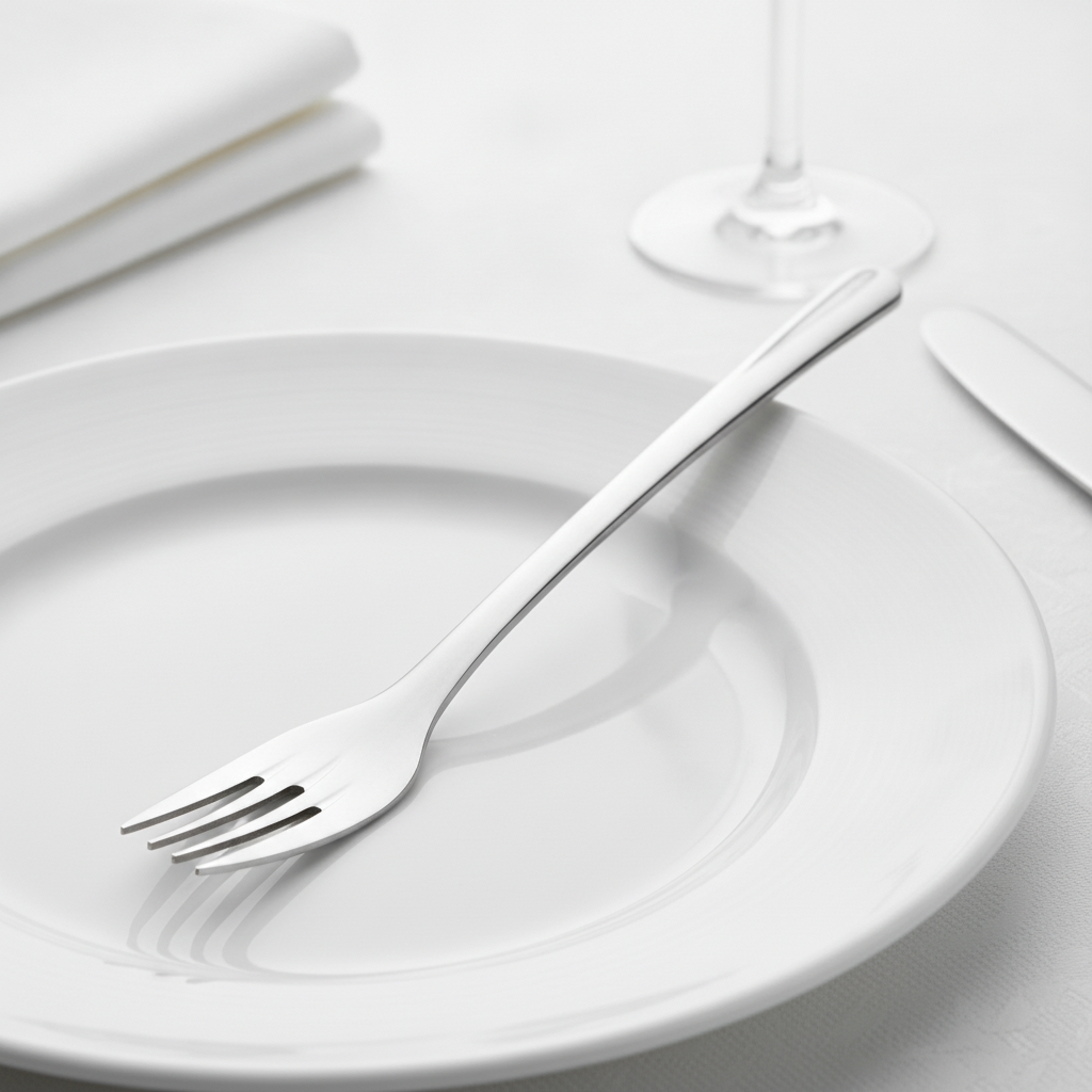 18/0 Stainless Steel Slim Cake Forks 120mm for Catering & Hospitality (Pack of 480)