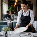 Oval Plates 280mm Bone China for Restaurant Dining (Pack of 6)