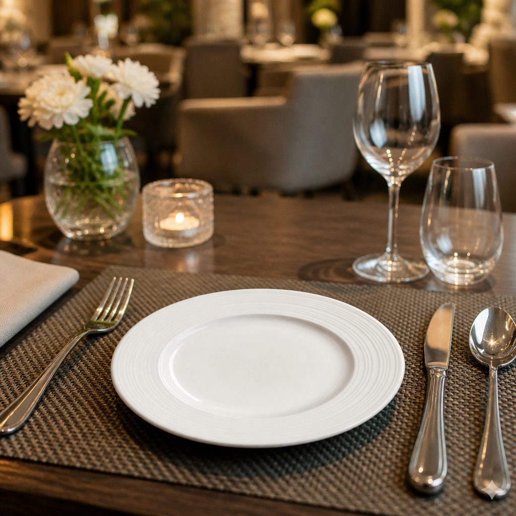 Rim Plates 165mm Porcelain for Elegant Dining (Pack of 12)