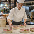 Round Trays Vitrified Ceramic for All Courses (Pack of 12)