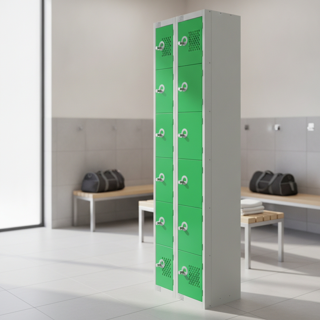 Powder Coated Steel Lockers 450mm Deep for Changing Rooms