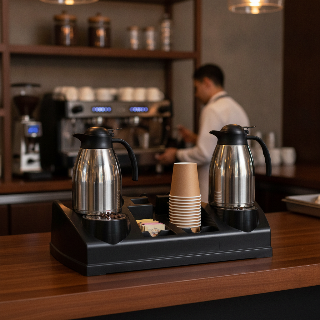 Plastic Airpot Station 615x325mm for Fresh Coffee Service