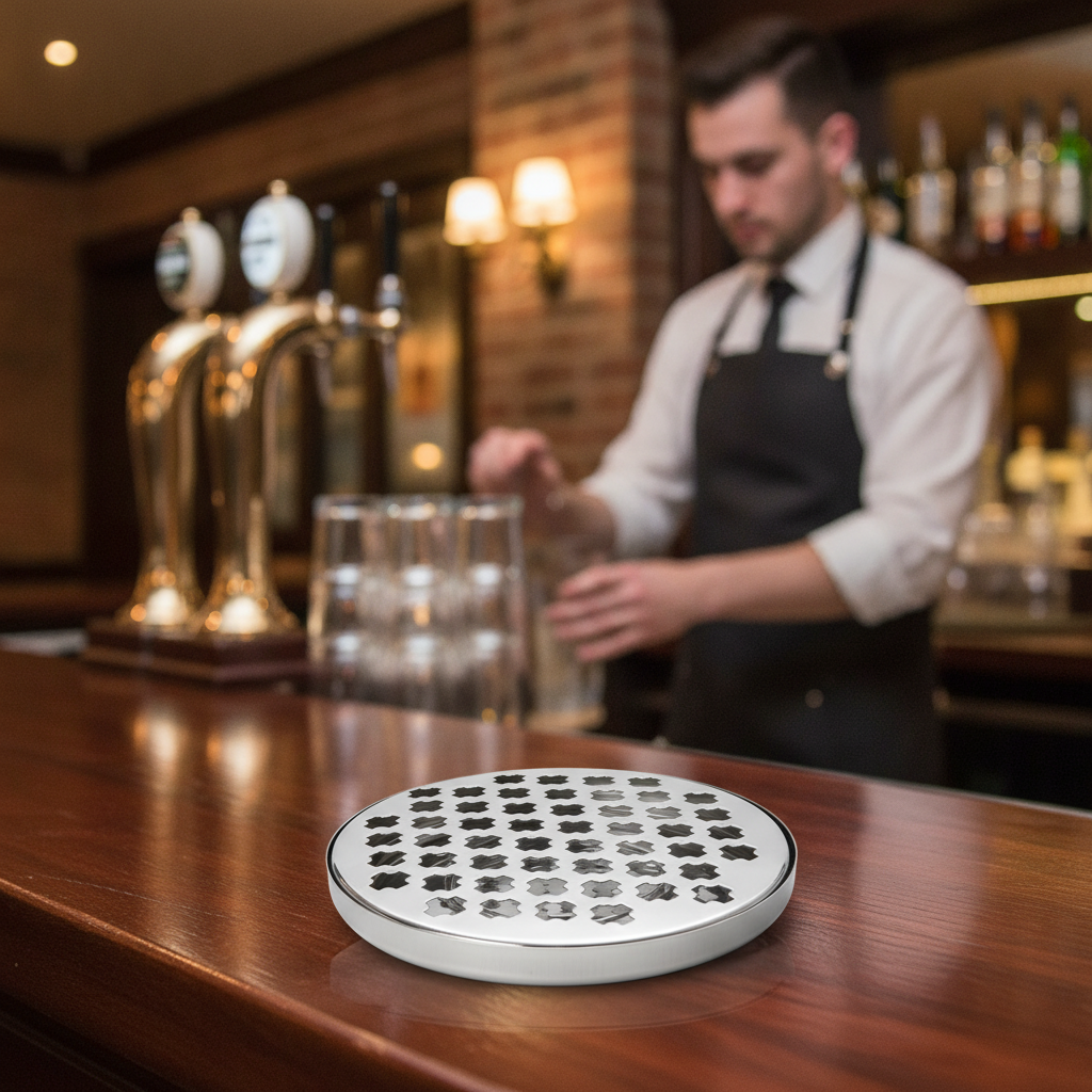 Stainless Steel Round Drip Tray 140mm for Bars & Pubs