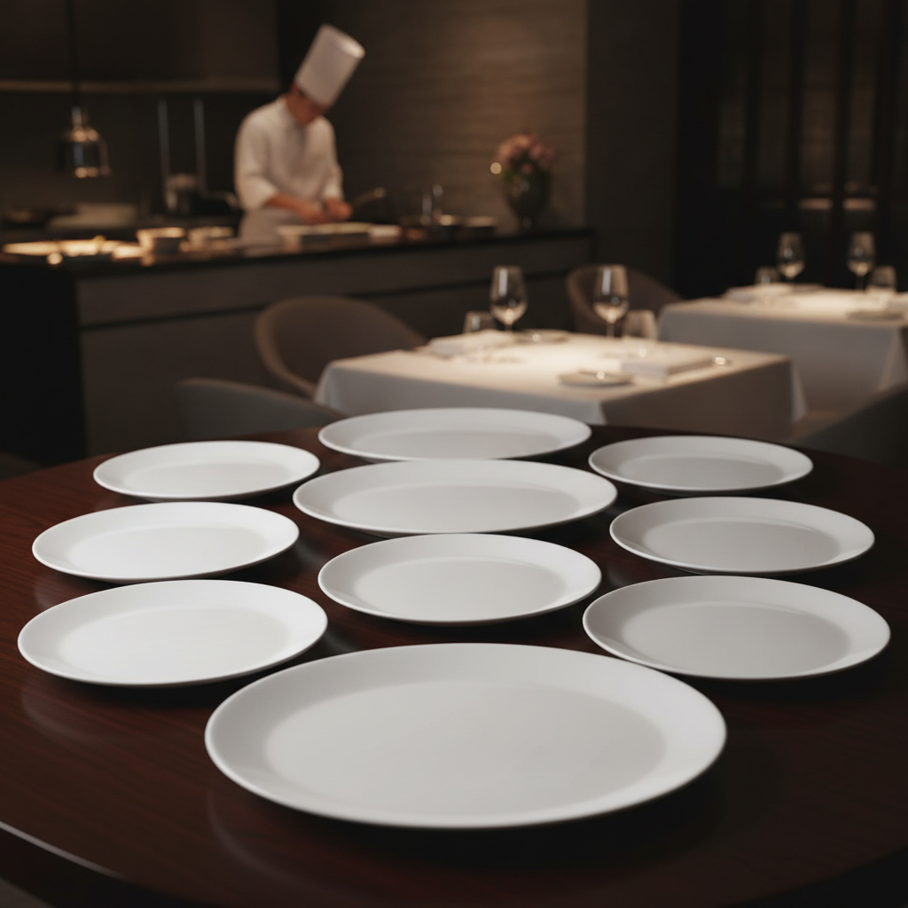 Porcelain Oval Dish 280mm for Fine Dining (Pack of 12)