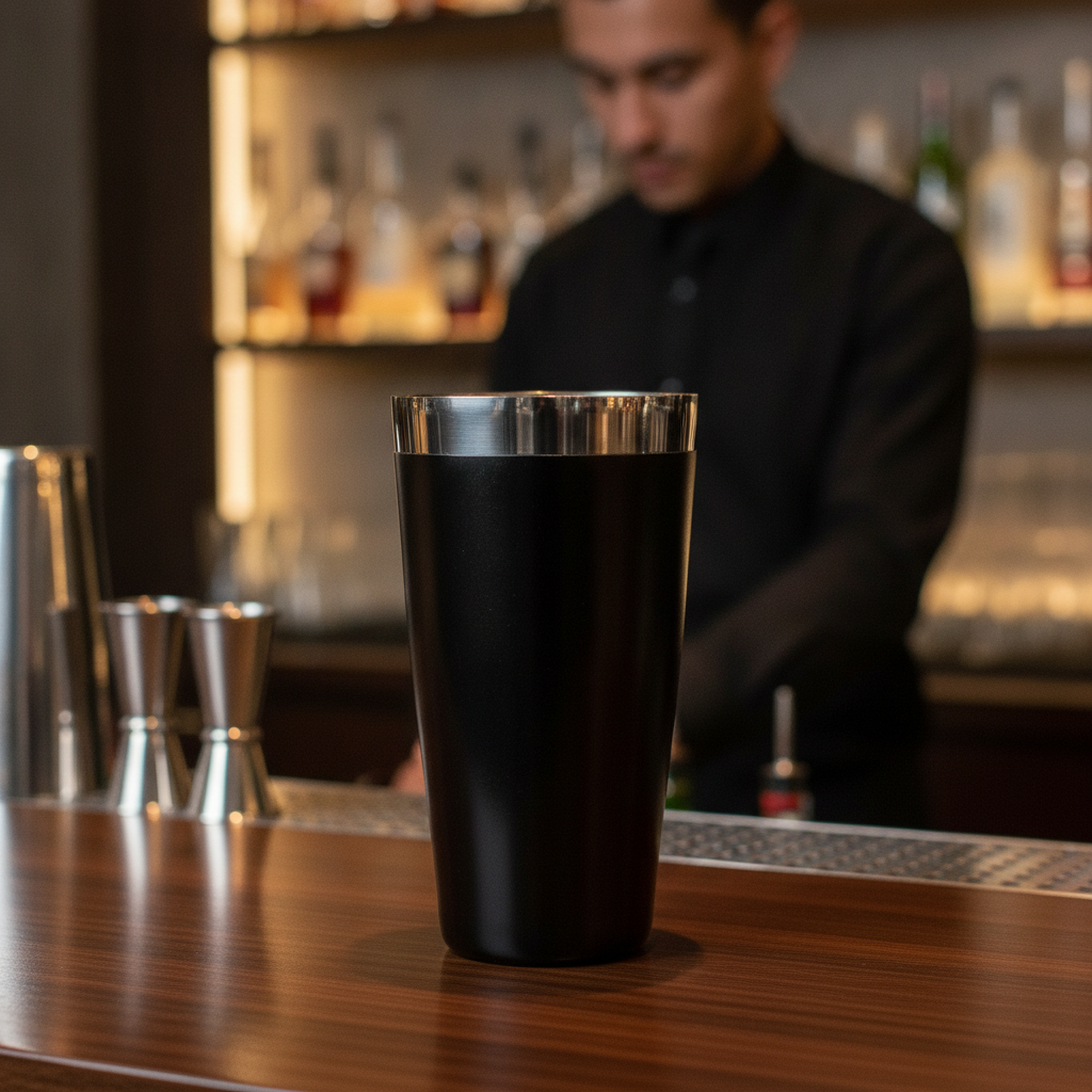Stainless Steel Boston Can 828ml for Cocktail Preparation
