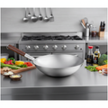 Mild Steel Round Base Wok 330mm for Versatile Cooking