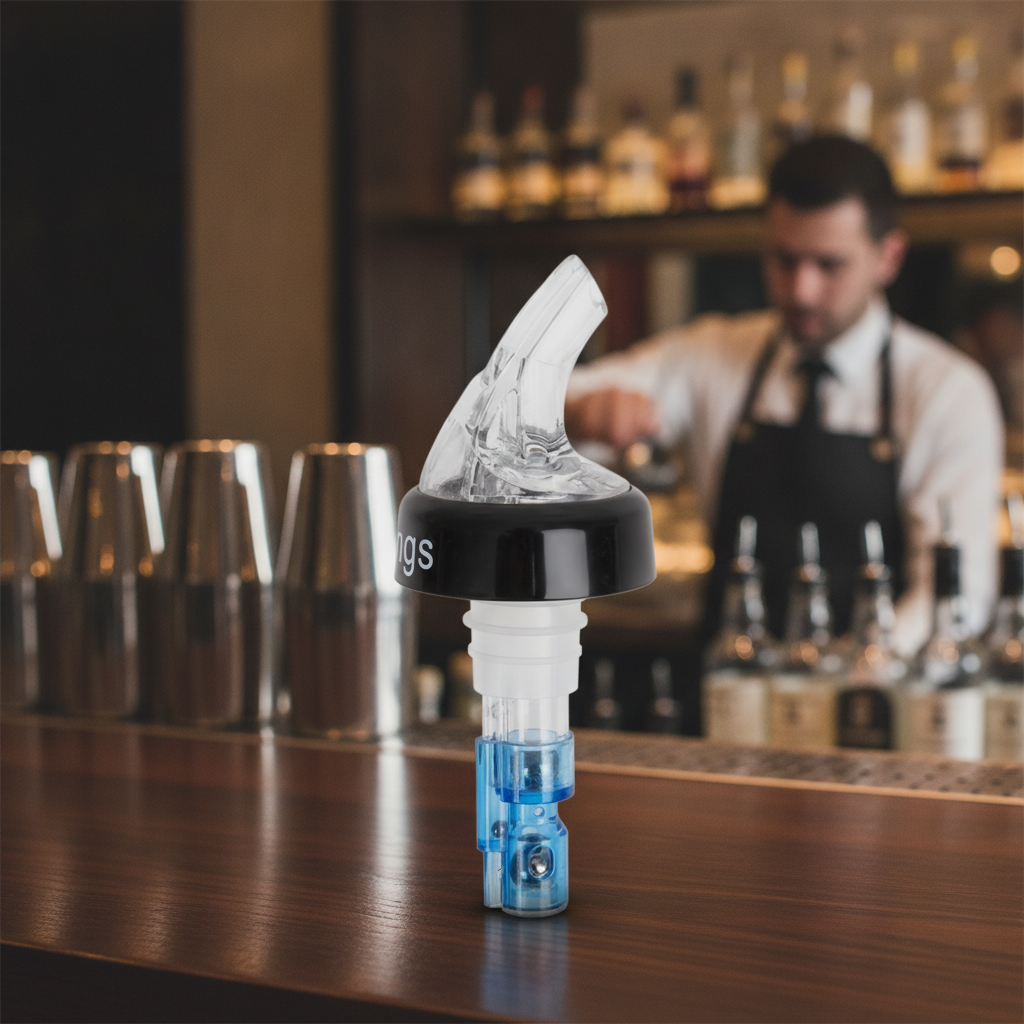 Plastic Measured Spirit Pourer 25ml for Bars & Pubs