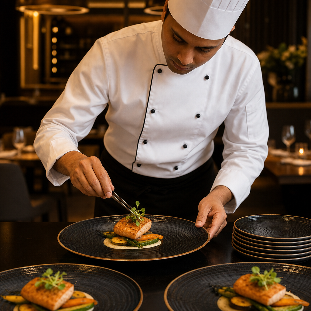 Alumina Coupe Plates 255mm Vitrified Ceramic for Fine Dining (Pack of 12)