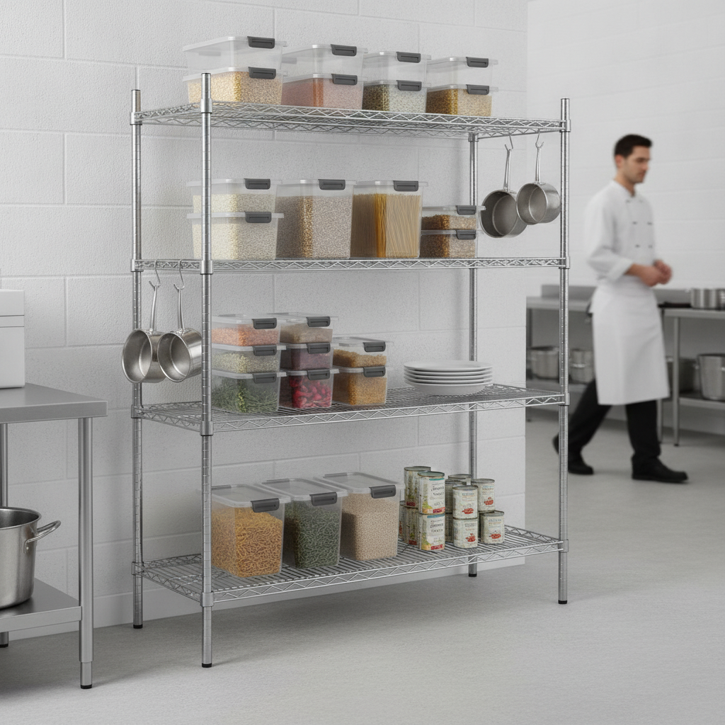 Zinc Coated Steel Wire Shelving Kit 1830x460mm for Storage Solutions