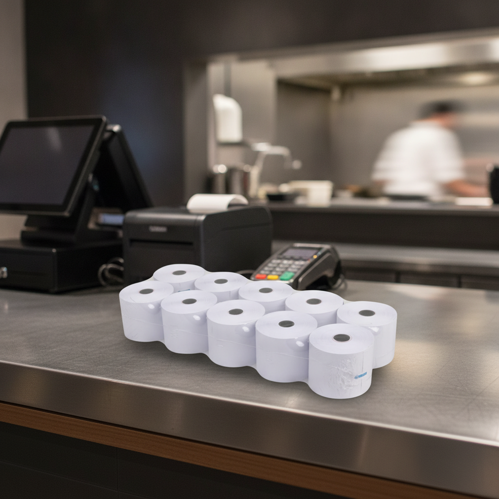 Paper Non-Thermal Till Roll 57mm for Cash Registers (Pack of 10)