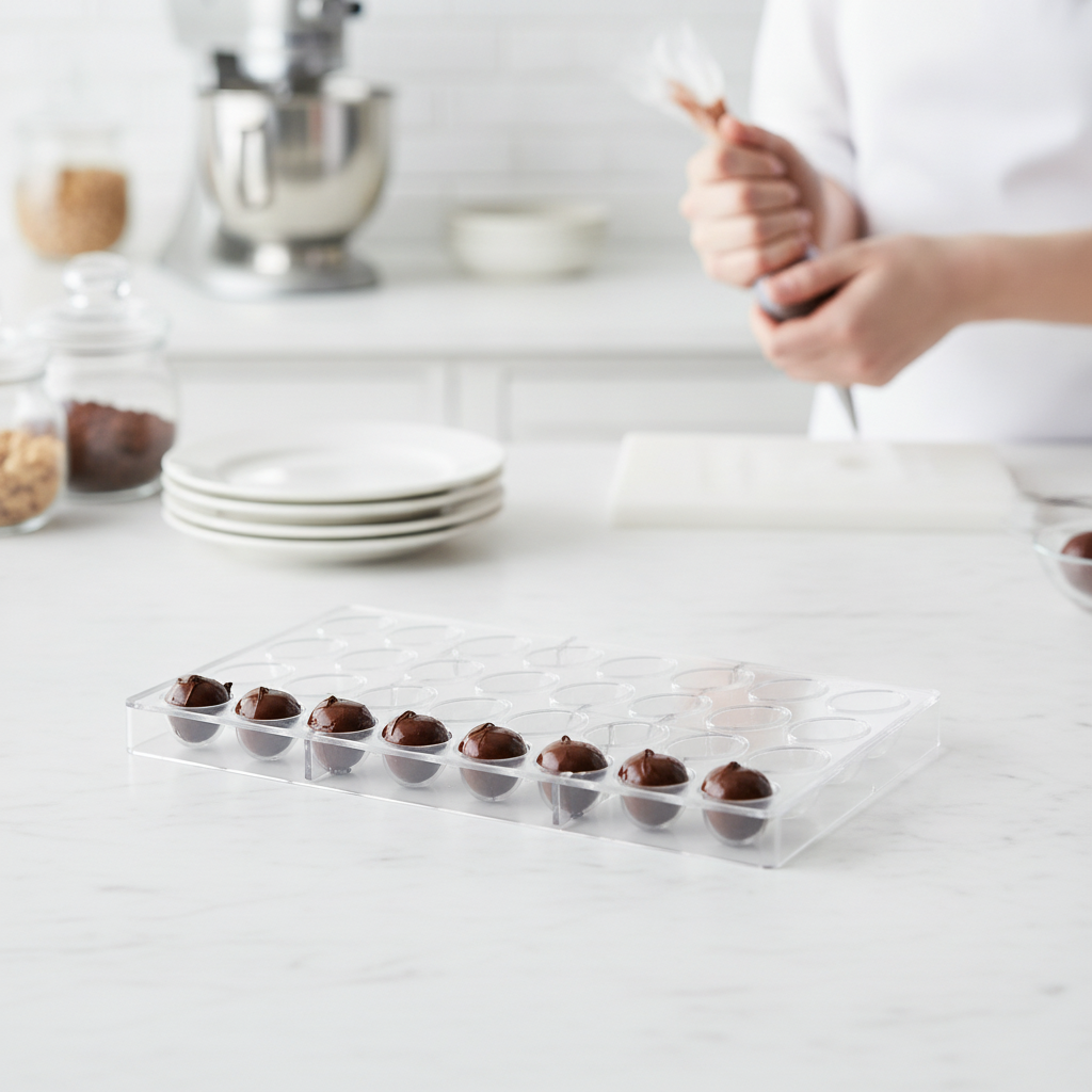 Tritan Tear Praline Mould for Baking & Pastry (Pack of 21)