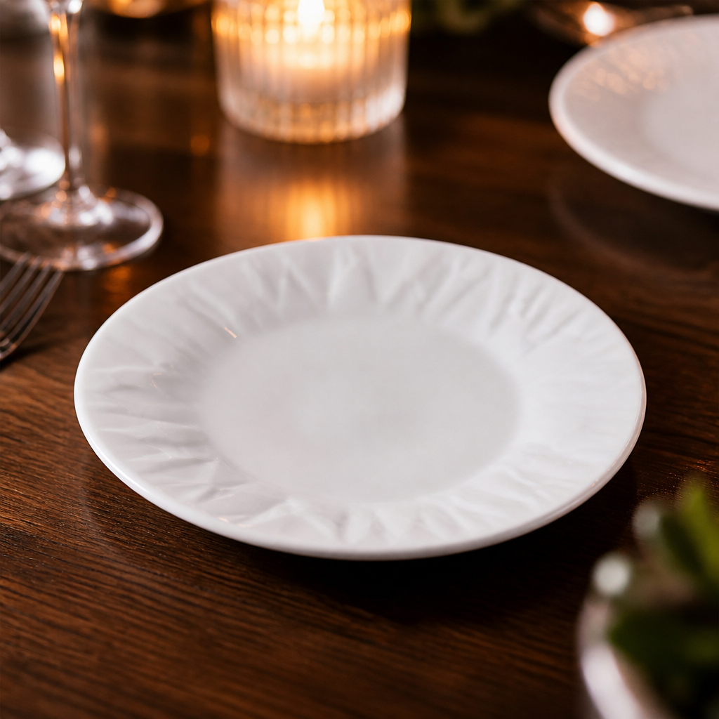 Coupe Plates 152mm Porcelain for Elegant Dining (Pack of 36)